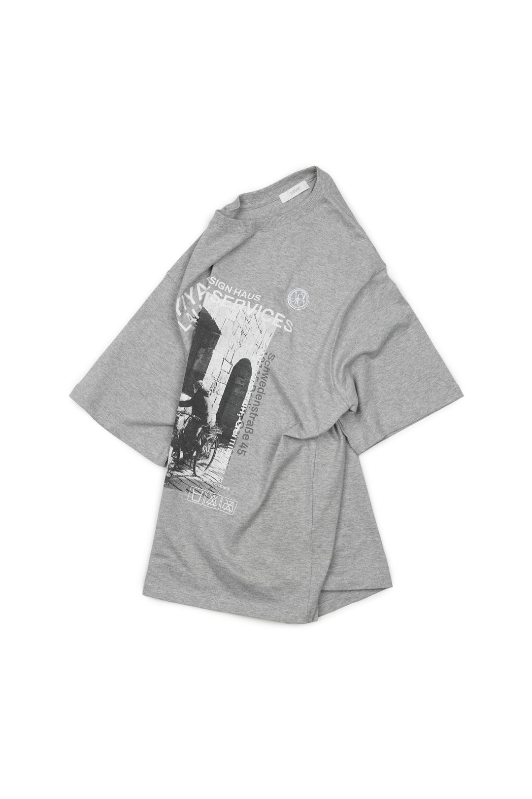 Vintage Alley Laundry T-shirt M.Gray