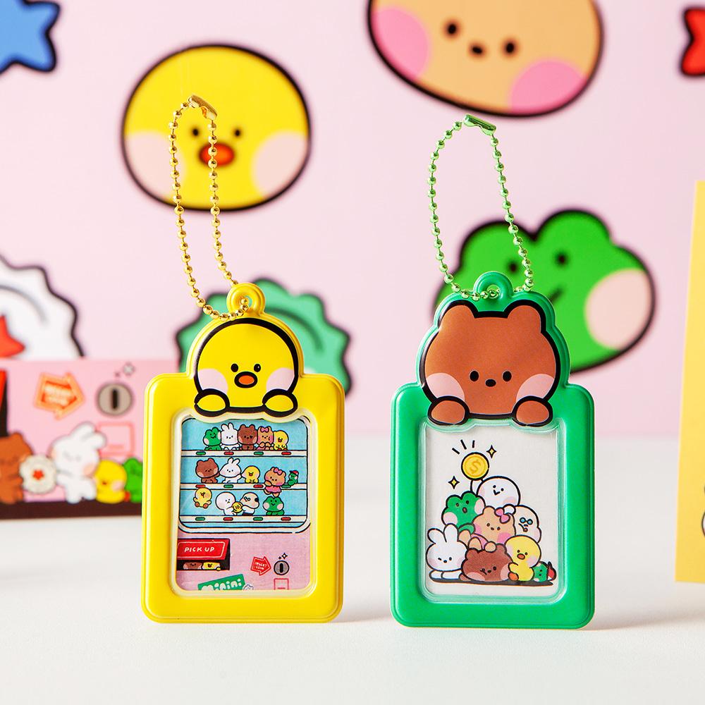 라인프렌즈 미니포토키링