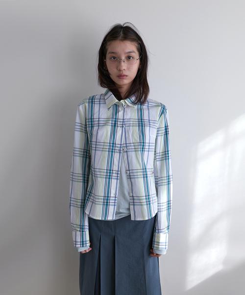 노컨텐츠(NOCONTENT)  32. 클래식 체크 셔츠 _ 그린체크 - 사이즈 & 후기 | 무신사