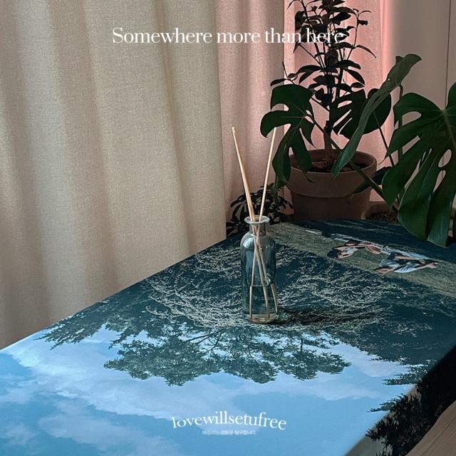 Somewhere more than here fabric poster 러브앤프리 패브릭포스터