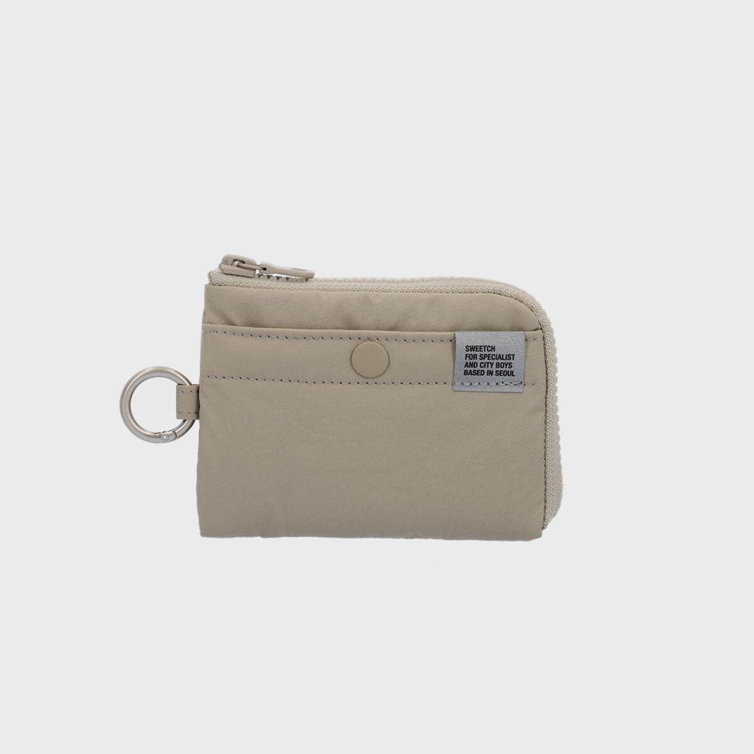 HALF ZIP WALLET 001 M Sand