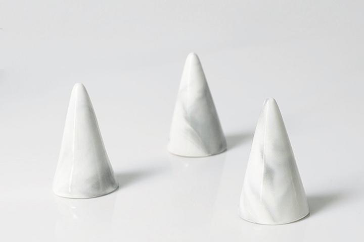 마블 원뿔 반지걸이 악세사리 보관 홀더 진열대