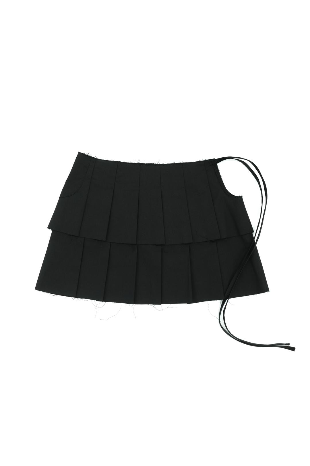 Double pleats skirt 001
