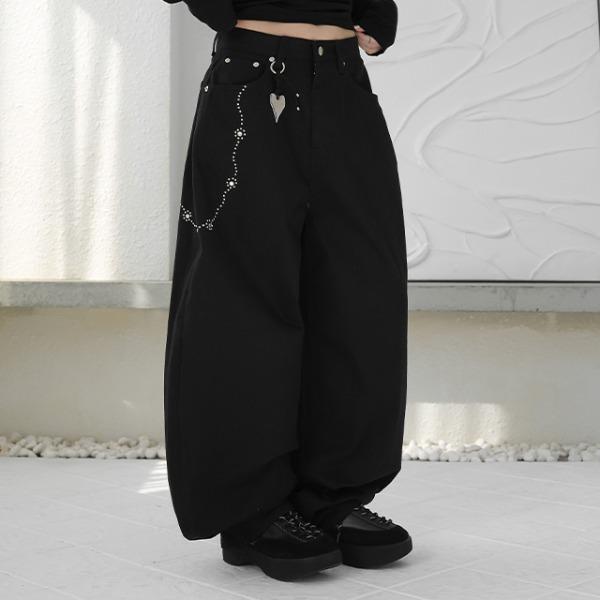 스틴 아일렛 키링 와이드팬츠