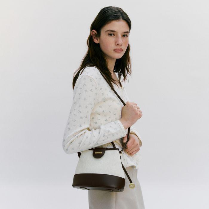 town bag (mini-tote) - brown
