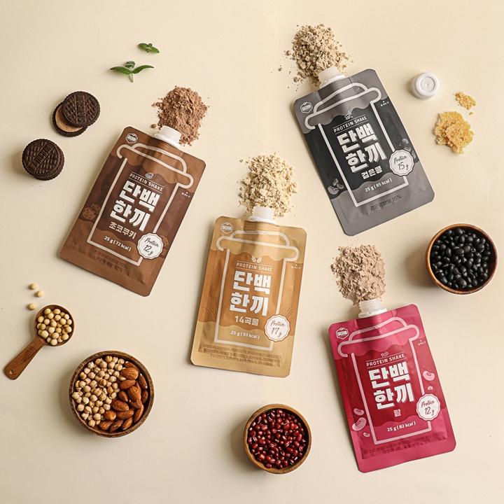 고단백 곡물쉐이크 단백한끼 4종