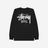 Stussy Stock Seoul LS T-Shirt Black 2024