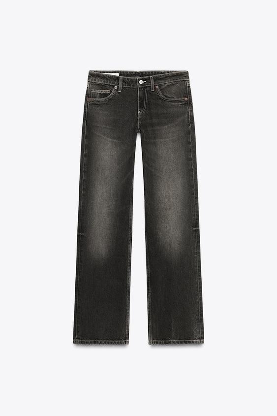 JEAN TRF WIDE LEG TAILLE BASSE
