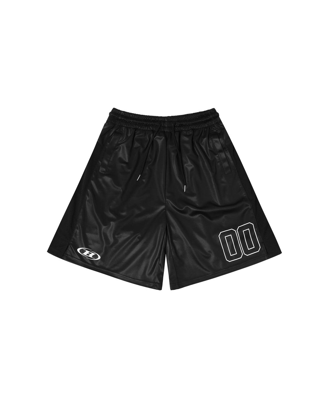 NUMBER 00 JERSEY HALF PANTS [BLACK]