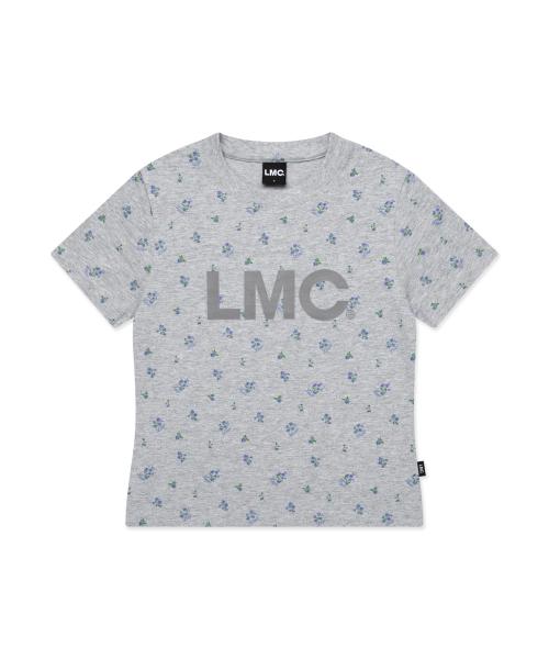 WM OG CROPPED TEE flower gray