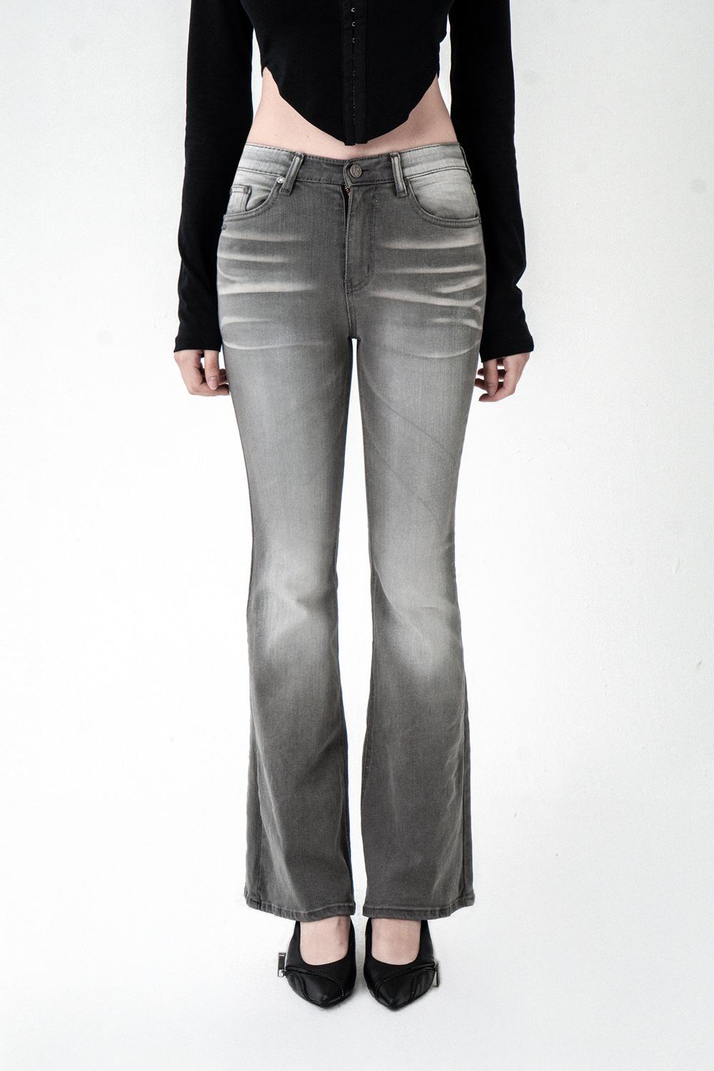 [9/30~] DUST WASHING DENIM PANTS GRAY