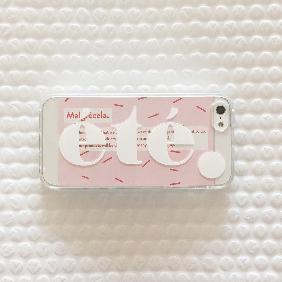 IPhone clear case - été.