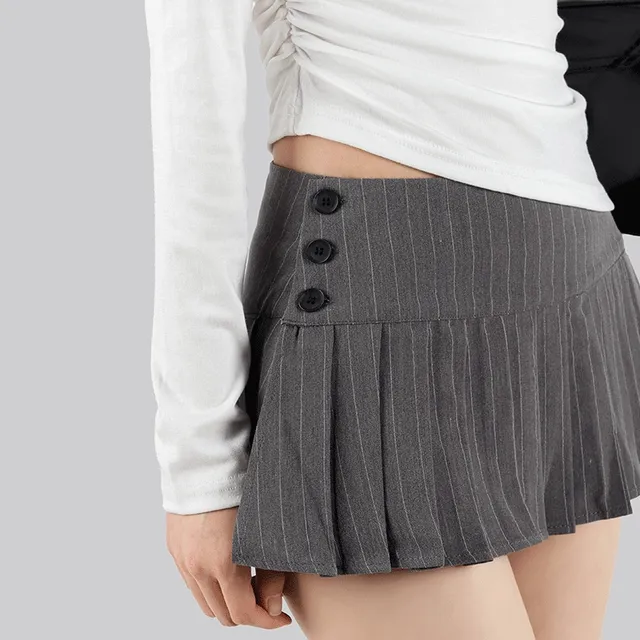 [MADE] 료타 랩 미니 로우 플리츠 스커트