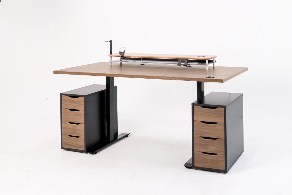 오프레임 모션데스크 2S 프리미엄 듀얼 모터 높이 조절 전동 책상 화이트 1200x700