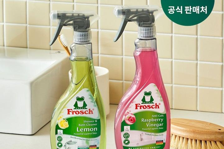 독일 다목적 욕실클리너 500ml 3개 물때제거 (라즈베리/레몬)