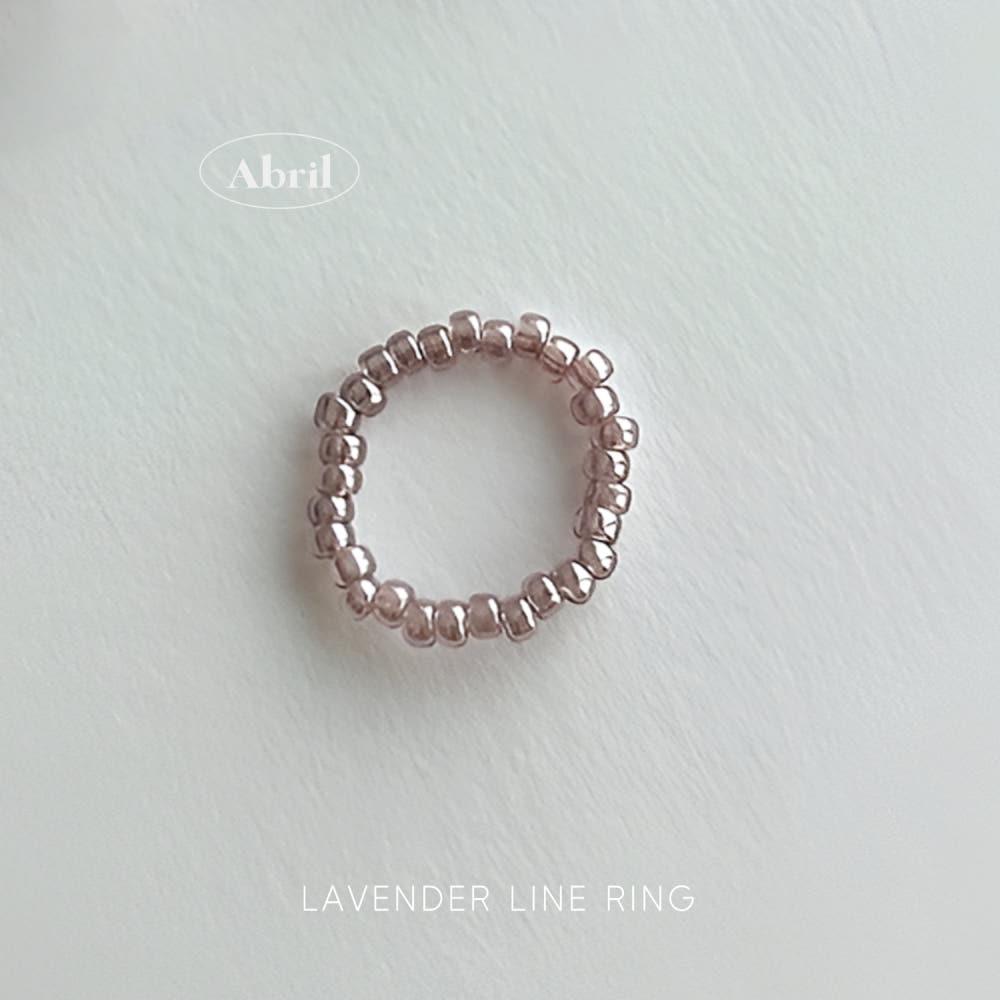 [아브릴] Lavender Line Ring