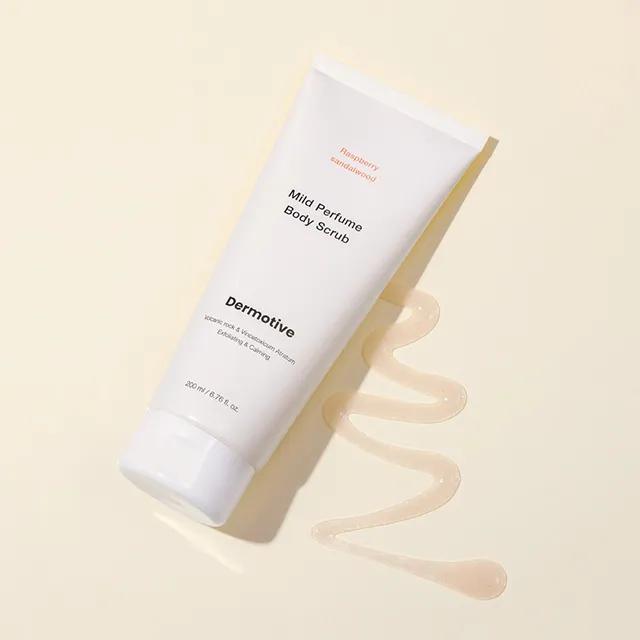 더모티브 마일드 퍼퓸 바디 스크럽 / 순한맛 튜브형 저자극 스크럽
