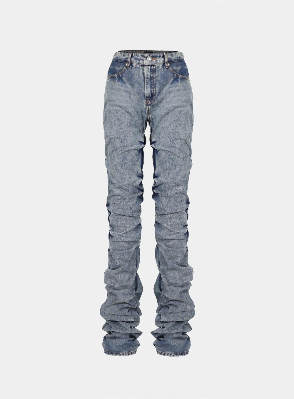 [w-dnm23-010] 토네이도 데님 팬츠 슬림핏 - 블루