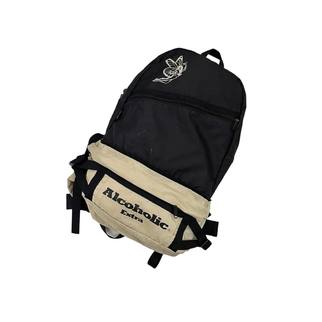 히스테릭글래머 2웨이 백팩 웨이스트백 블랙/베이지 | 후루츠패밀리