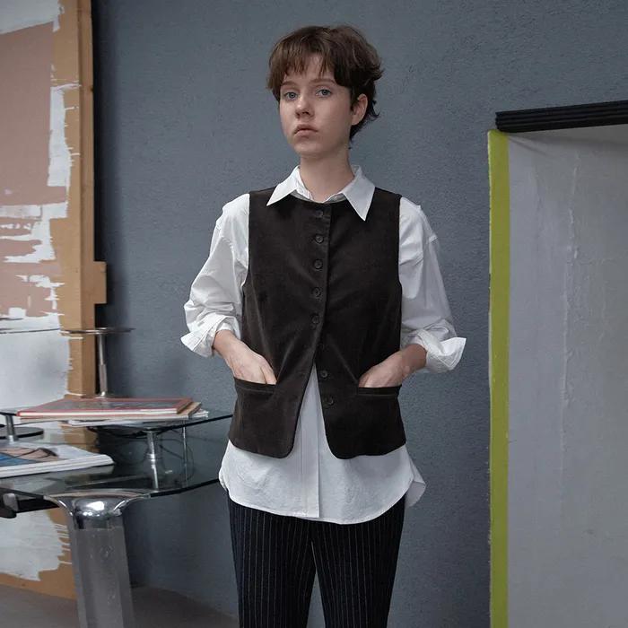 [11/7 순차 발송] becky vest - brown