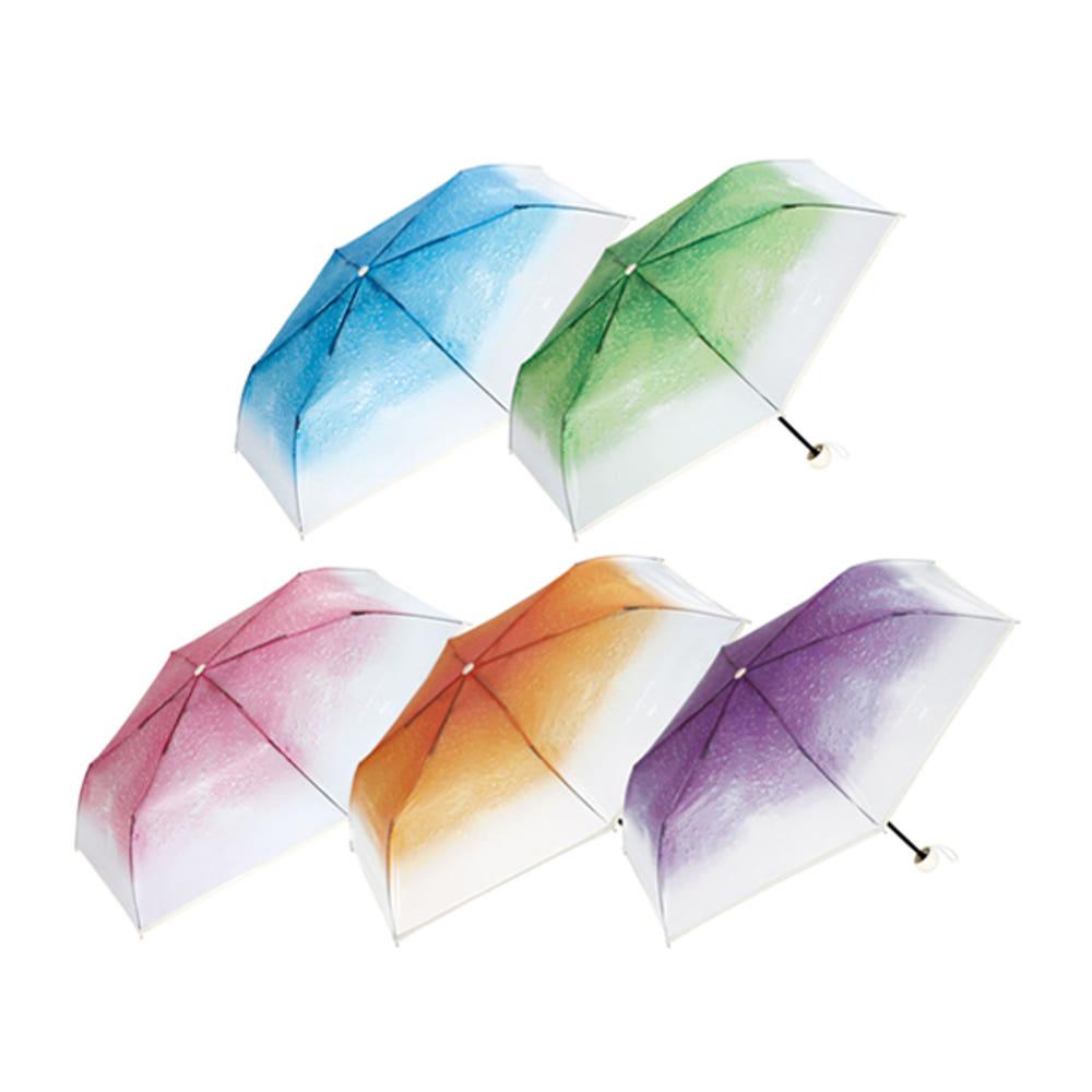 Wpc 접이식 비닐 우산 크림소다 엄브렐라 미니 50cm 오렌지 