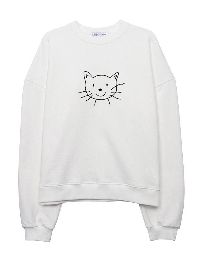 ARA CAT FACE SWEATSHIRT (3 COLOR)