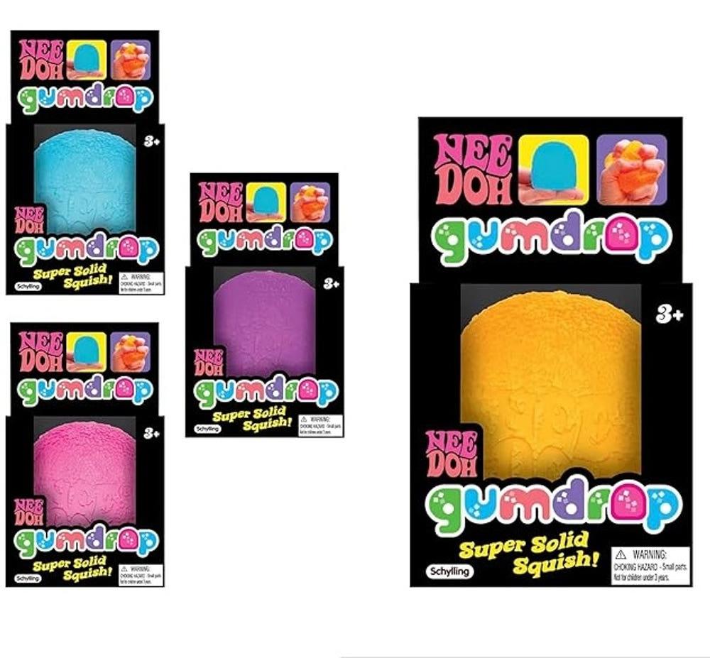 실링 니도 스퀴시 스트레스 볼 1개 Schylling NeeDoh Gumdrop