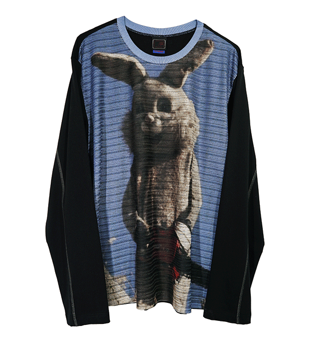 Mad Rabbit Striped Mesh knit