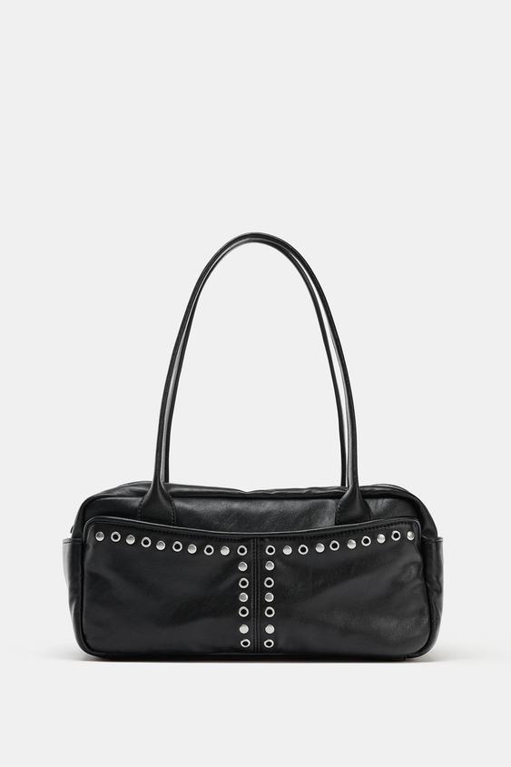 スタッズボストンバッグ