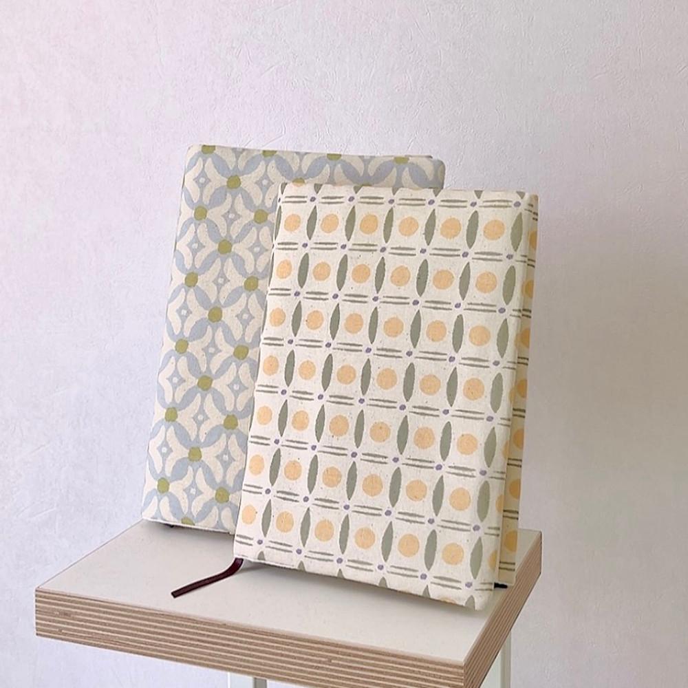 폭신한 프룻츠 패브릭 북커버 패턴 핸드메이드 책커버 북파우치