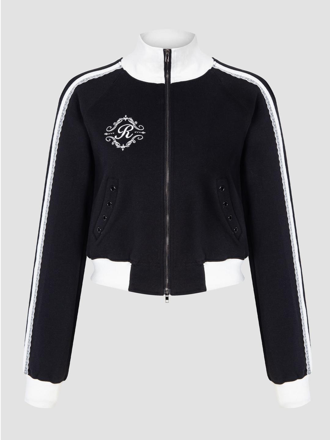 Lace-trimmed track jacket (black) 3/30출고가능