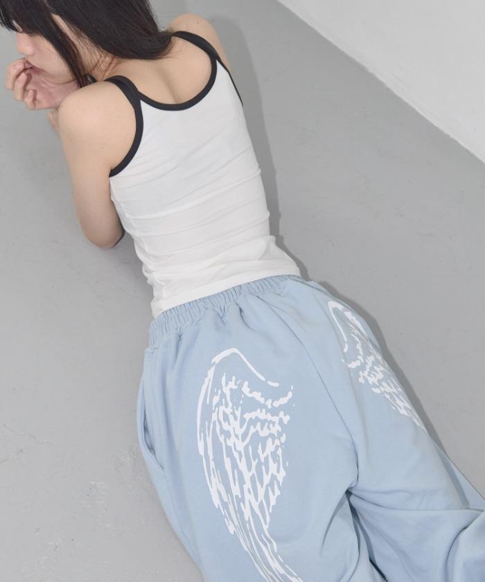 [4/15 예약배송] ANGEL VINTAGE SWEATPANTS (SKY BLUE) F25QD819