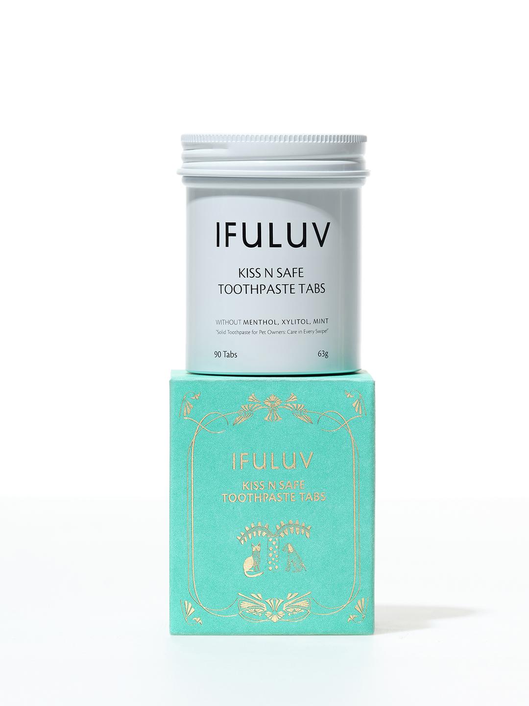 KISS N SAFE TOOTHPASTE TABS 키스앤세이프 고체치약(1.5개월 분)