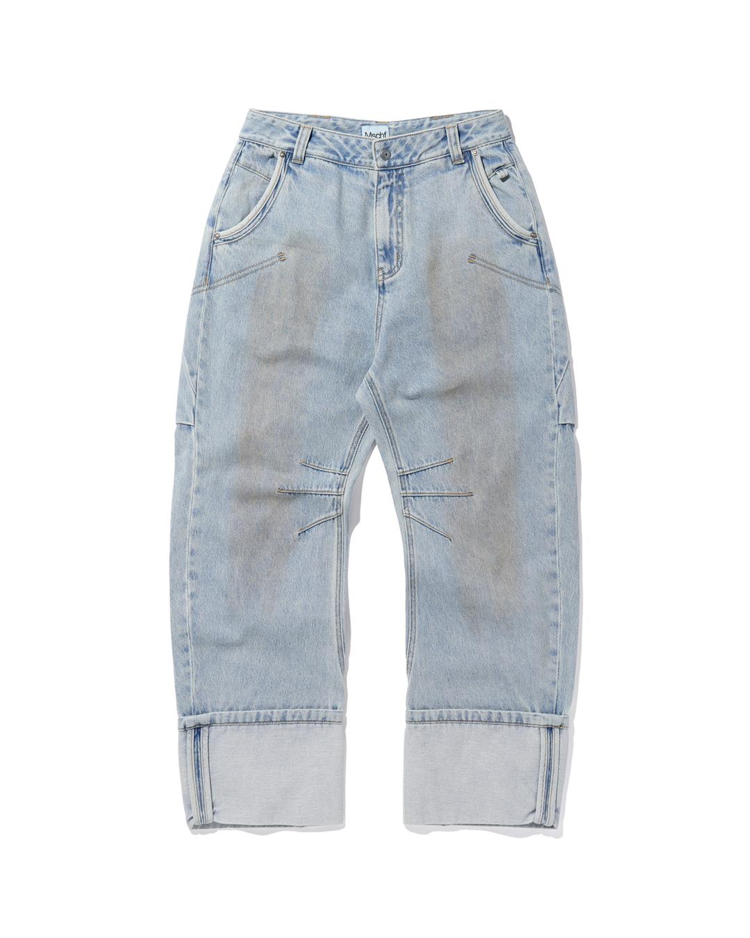 WIDE FADE JEANS_LIGHT BLUE