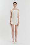 DEW COWL DRESS cream