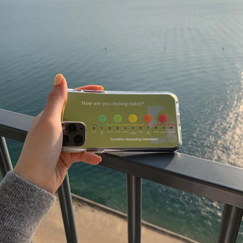 CMI 스마일 컨디션 그래프 젤리 tpu 젤하드 폰케이스 아이폰 x xs  xr 7 8 11 11pro 갤럭시 s 10 노트 10 9  귀여운