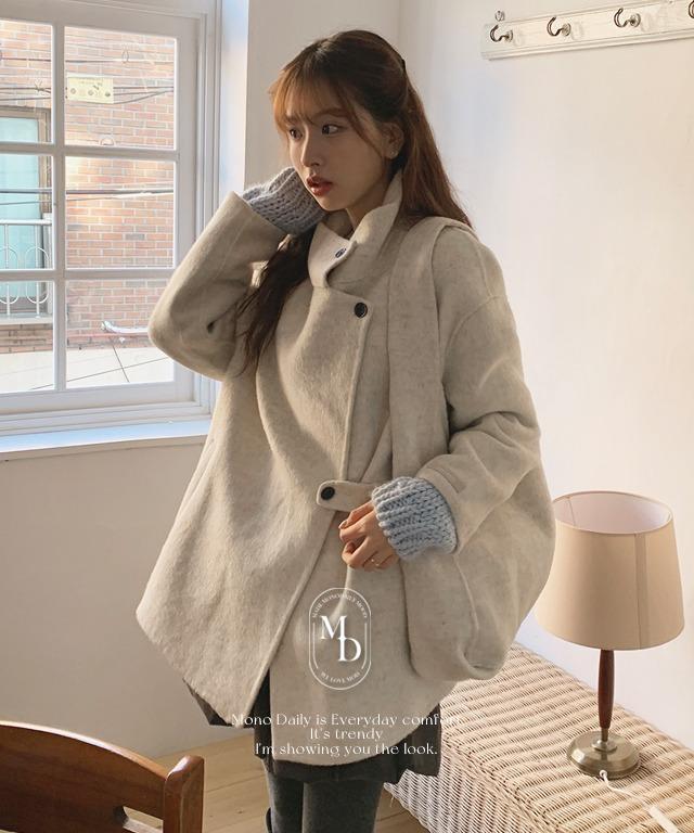 [#.New Arrival] 로세 터들 핸드메이드 코트 (Wool 69% 코트,가방set)