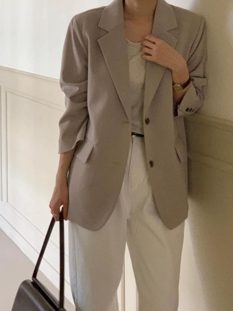 (23fw) 앤유브라운 베이직 데일리 자켓 (3COL)