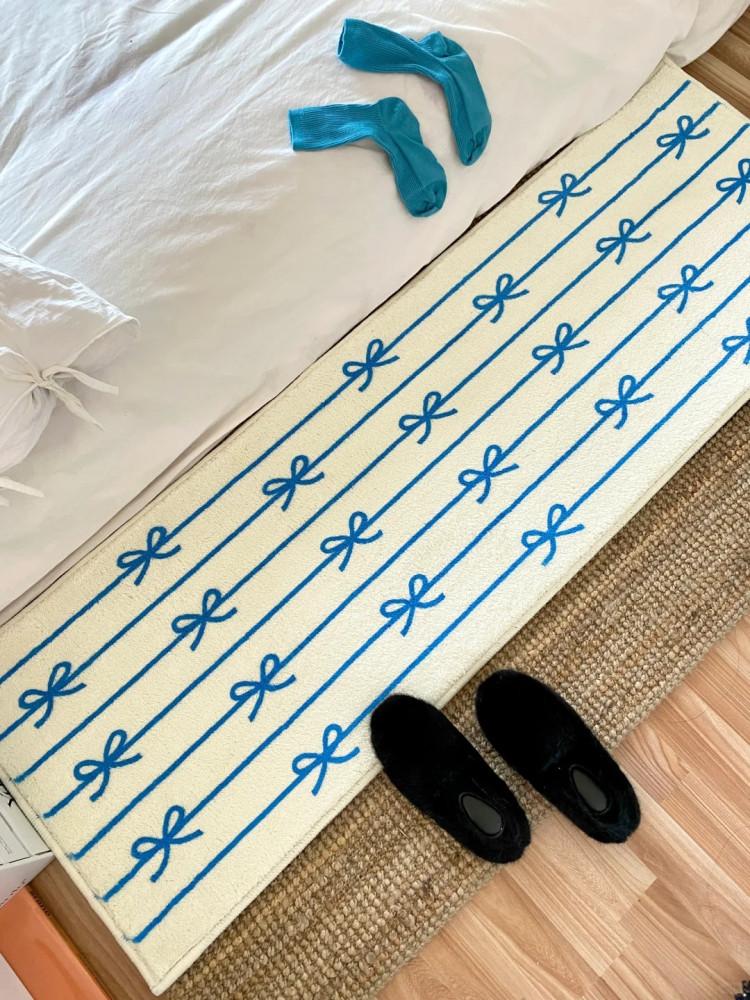 수심 Ribbon Stripe Rug 리본 스트라이프 러그 사각 카펫 집 유니크 주방 침실