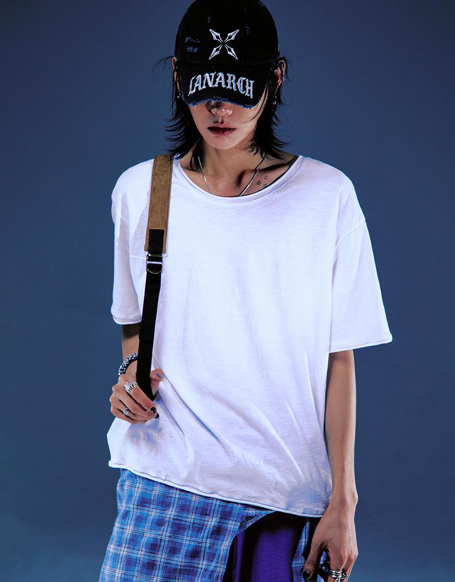 [0064] Basic U-Neck Short Sleeve T-Shirt