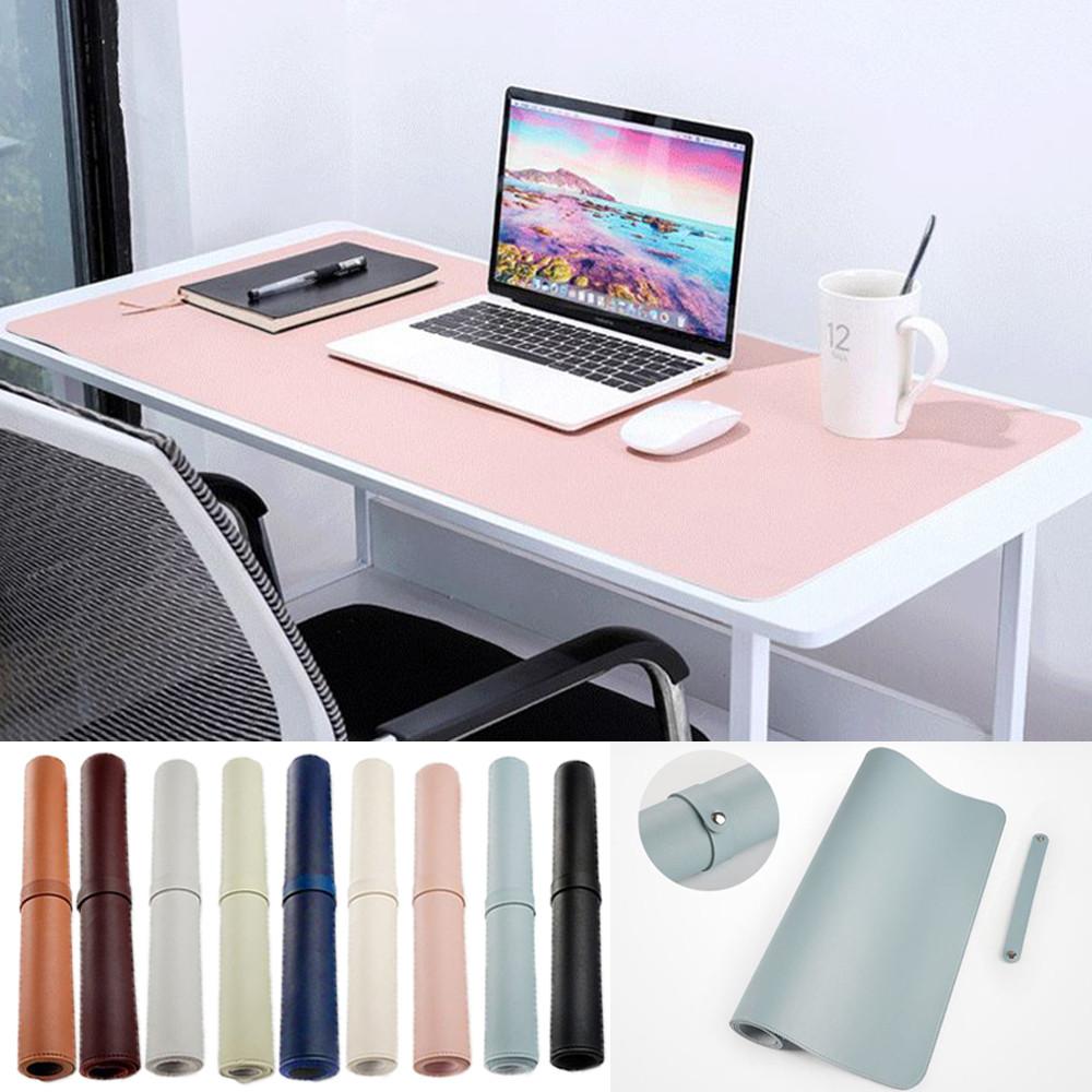 오피스 데스크 테이블 패드 매트 시트 깔판 키보드 책상 인조가죽 기스 밀림방지 방수 깔개