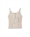 LACE STRAP SLEEVELESS_BEIGE