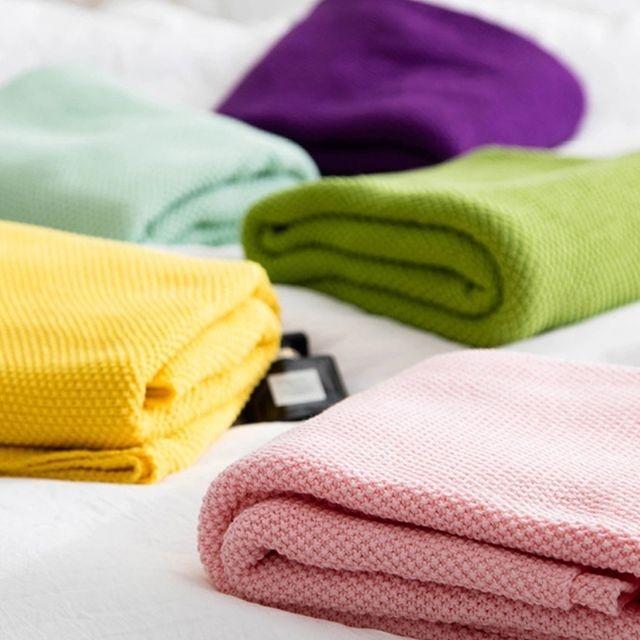 키밍 니트 무릎담요