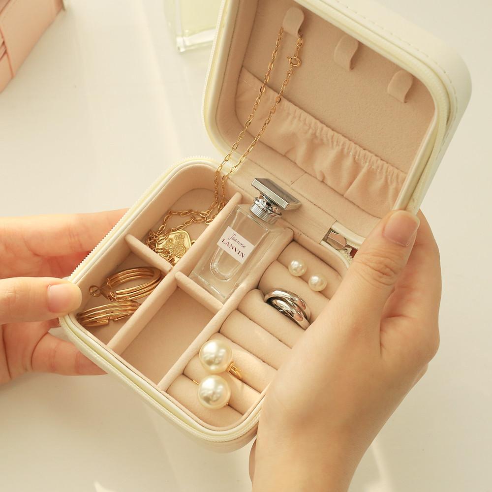 모모팝 여행용 미니 주얼리 악세사리 보관함 보석함 케이스
