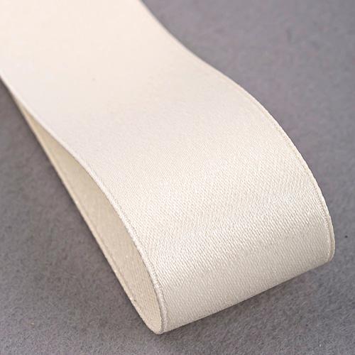 무광 펄 양면공단 - 아이보리