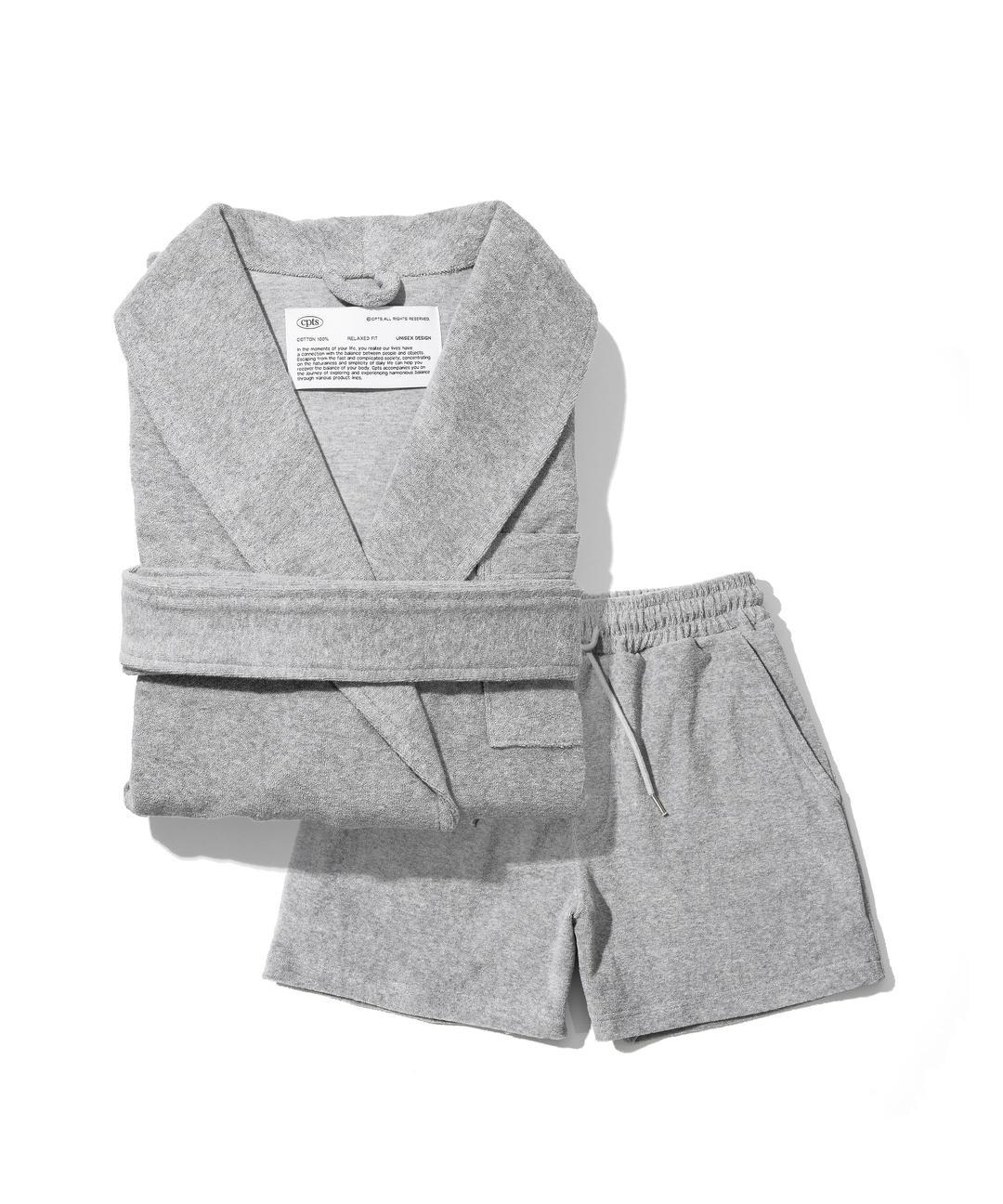 UNISEX COMFY ROBE SET (MELANGE GREY)