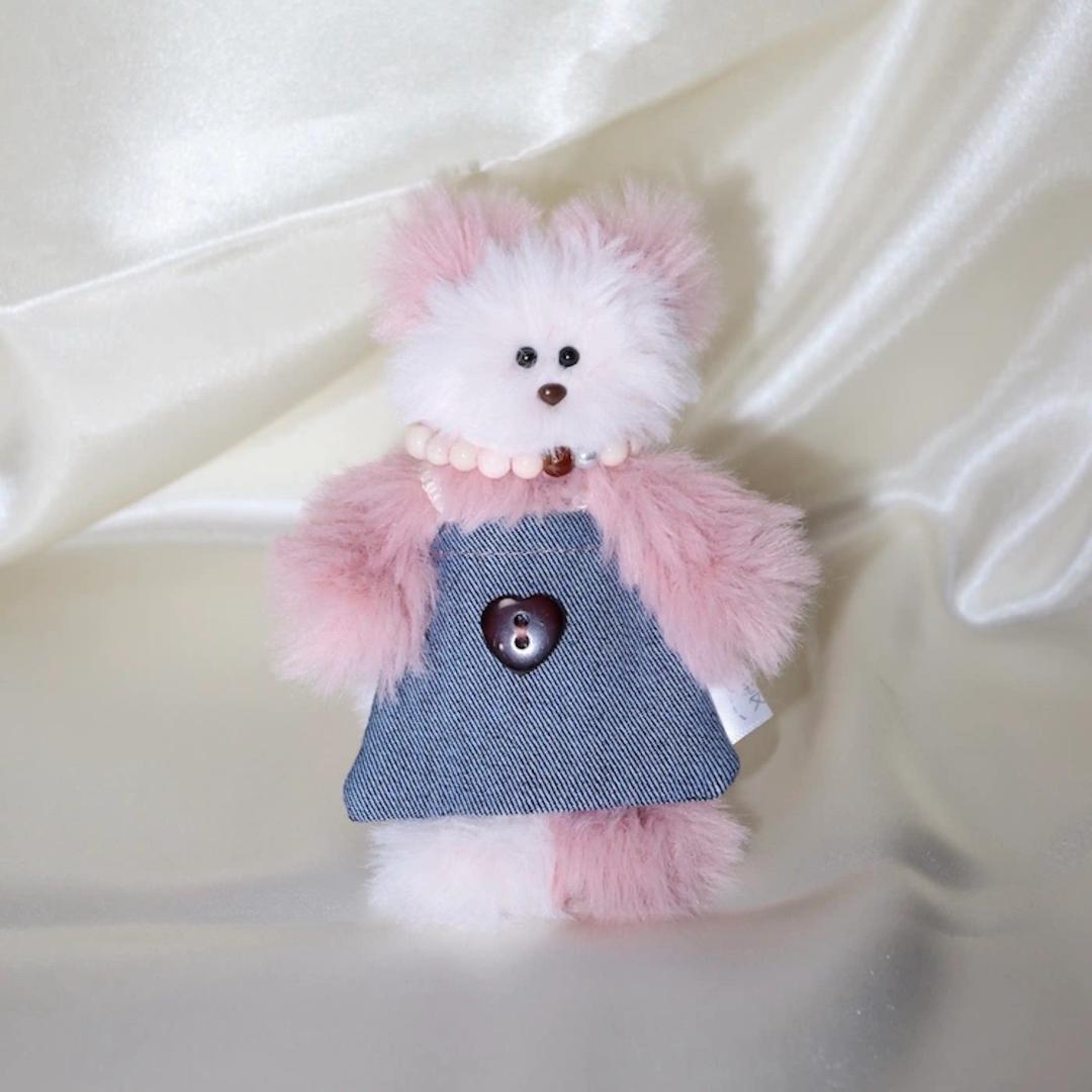 아르바이트냥 keyring_ Cafe de MEOW 딸기라떼