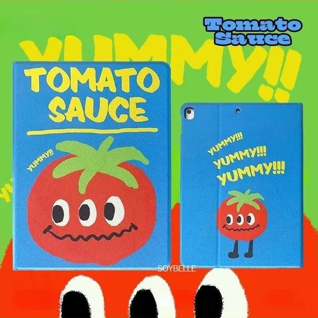 소이벨 TOMATO SAUCE iPad Case 토마토 아이패드 케이스 펜슬수납 가능