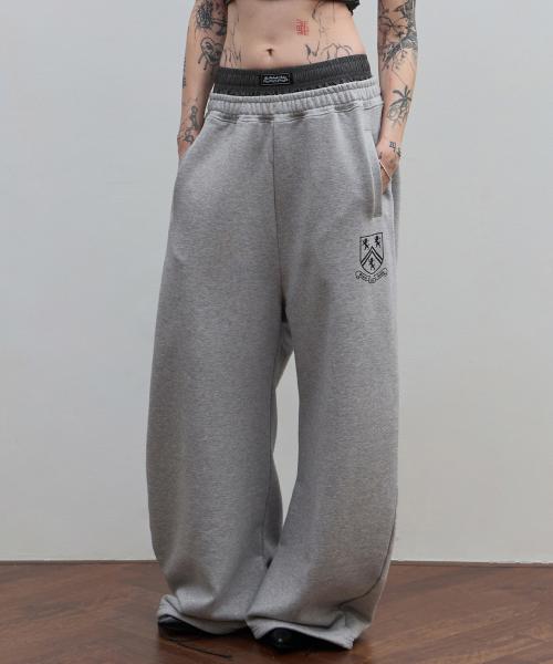 Boxer Layered Curved 2way Jogger - Melange