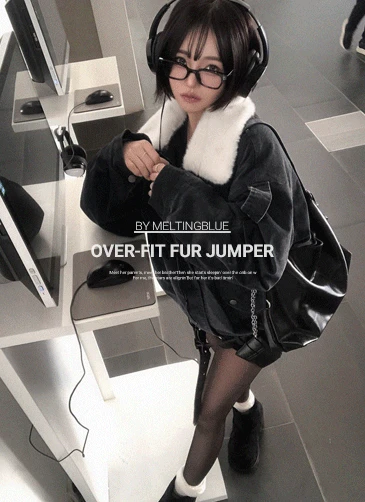 [아방핏/누빔안감🖤]누크 오버핏 루즈핏 피그먼트 워싱 퍼 점퍼 카라퍼 퍼블루종 퍼자켓 겨울아우터 겨울옷 겨울자켓 겉옷(베이지/카키/차콜)